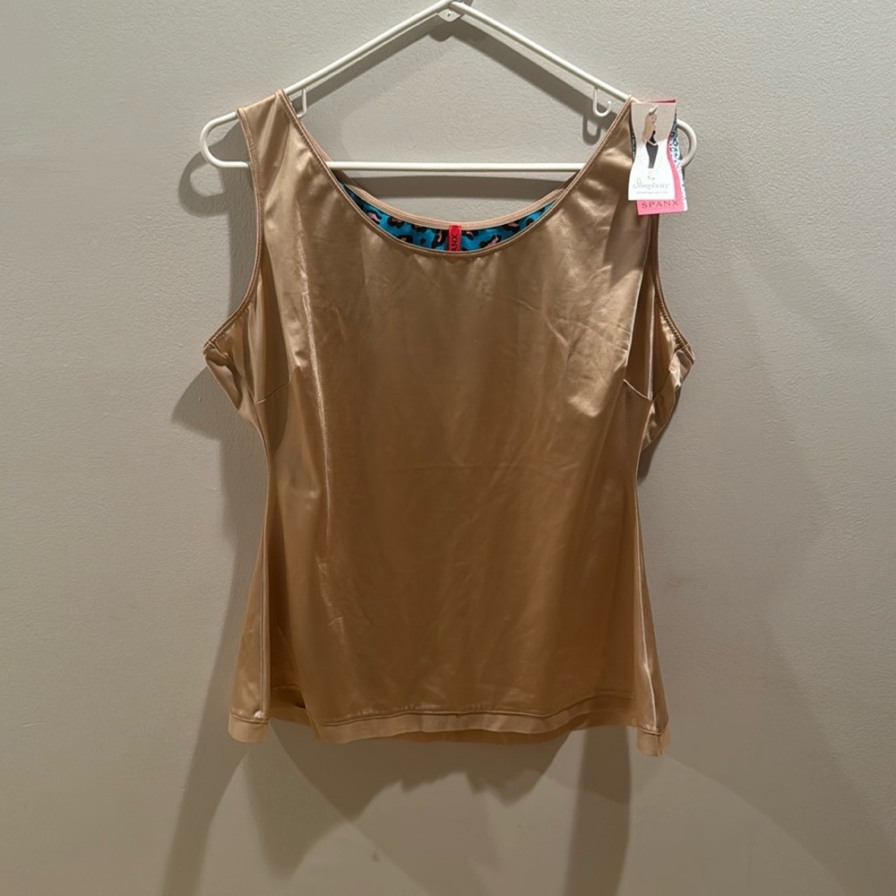 NWT Scoop Neck Camisole Nude 2x